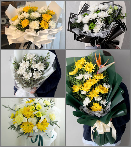 江苏连云港东海县青湖镇东丰墩村白事花束代送